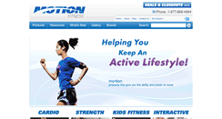 Desktop Screenshot of motionfitness.com